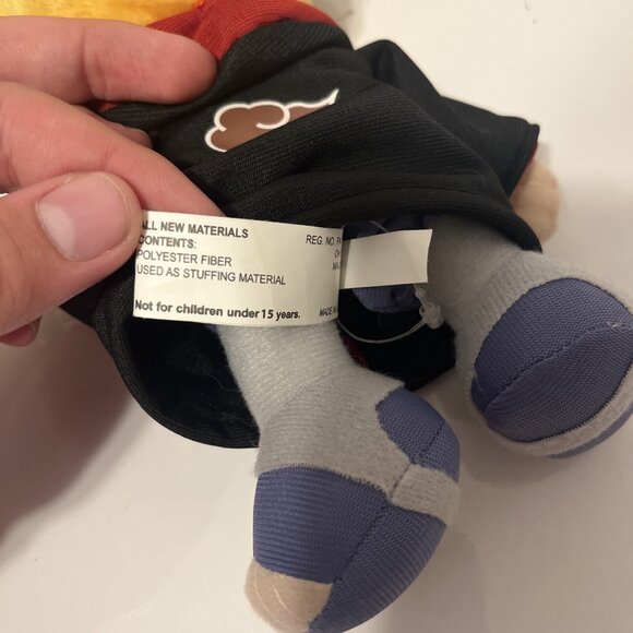 Deidara Akatsuki Naruto Shippuden 12” Plush Great Eastern 2002-2007 Shonen Jump - Picture 6 of 6